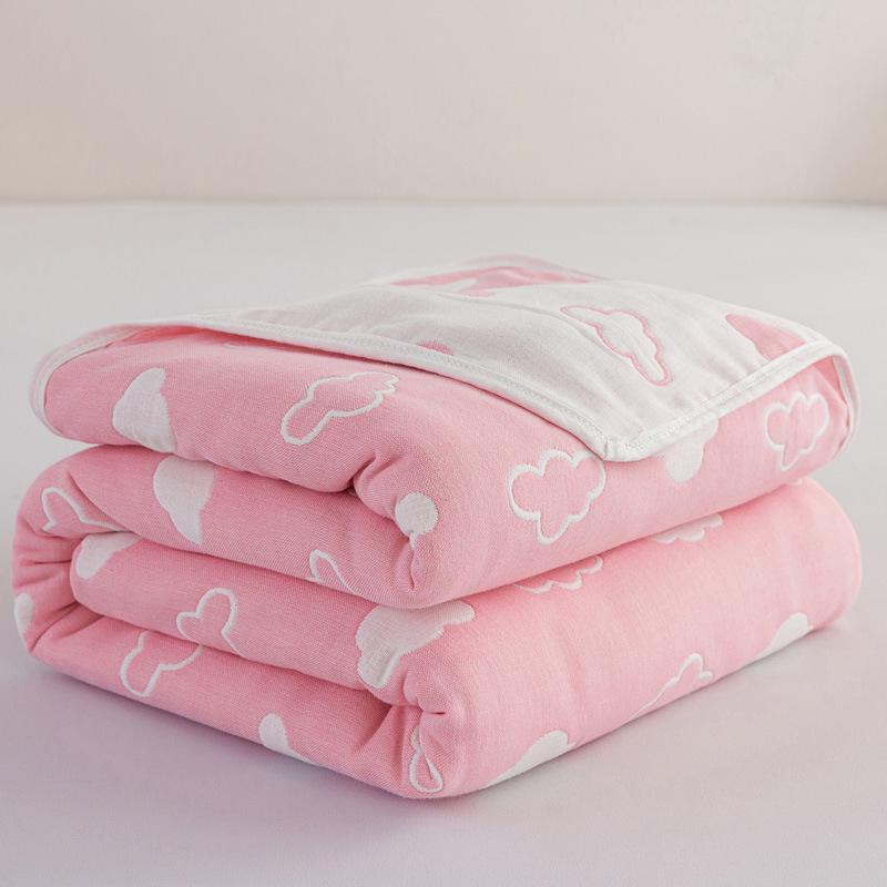 Premium A-grade Pure Cotton 6-Layer Gauze Comforter & Nap Blanket