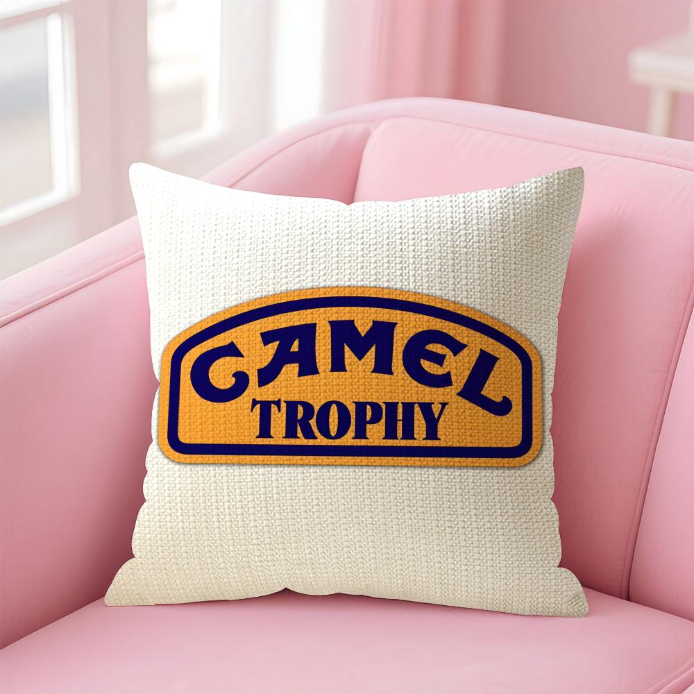 

CCamel Brand Cushion Cover Natural Linen Pillow Case DoubleSided Print Decorative Sofa Pillowcase Home Decor Gift 30x30cm