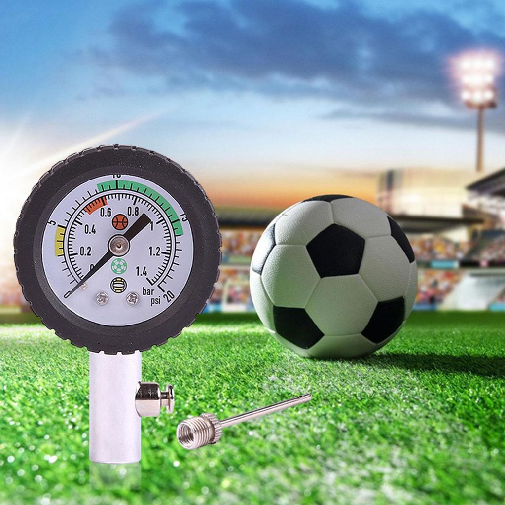 Ball Pressure Gauge Measuring Compact Lightweight Professional Air Pressure Gauge Precision Air Gauge for Volleyball Rugby