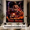 Custom Text Printed Tapestry A Nightmare On Elm Street Freddy Krueger Pattern Large Wall Hanging Indoor Room Decor