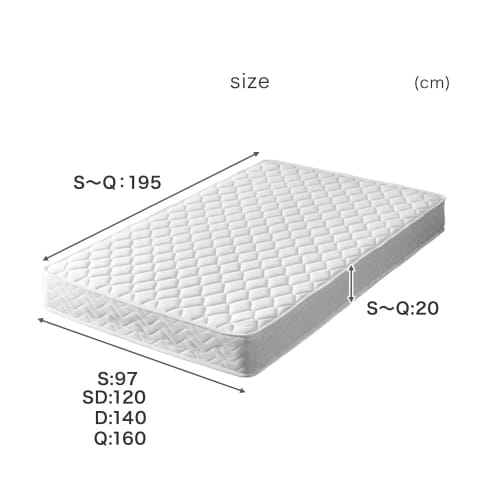 Tansugen Single Mattress, 20cm Thick, High-Density 372-Piece Bonnell Coil Mattress, Breathable, Black, 17800009 (98106)