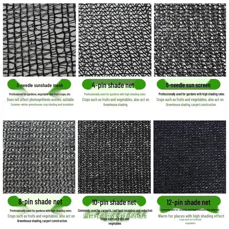 Rede de Sombreamento Preta de Alta Resistência Aige