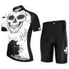 Mieyco-Black Skull Design Uniforms for Men, MTB Clothing, Clothing for Men Short Sleeve 2026 Summer Breathable Outdoor Sports Cycling Suit Set