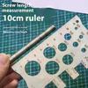 1Pcs Screw Thread Pitch Gauge Ruler Measuring Tool Bolt Nut Metric Machining Threads Screw Cutting Gauge Angle Model Measuring
