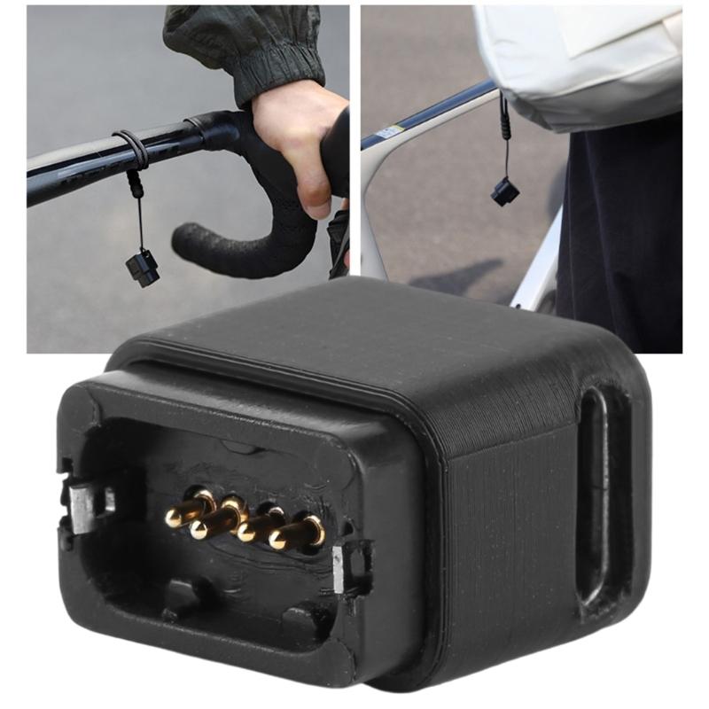 Electric Bike Adapter Type C Adapter Battery Charging Head Replacement for 12 Speed Electronic Emergency Bike
