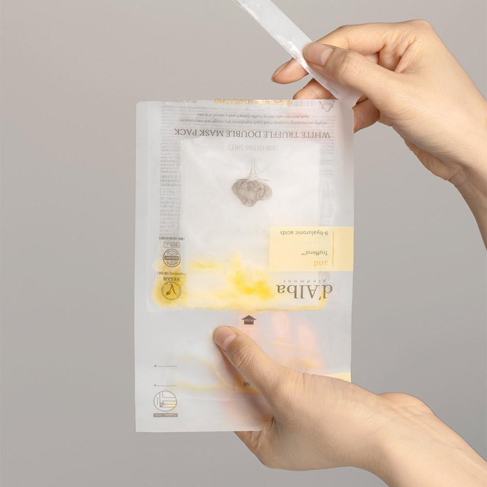 D’Alba White Truffle Double Mask Pack [Odżywczy / Nawilżający] 2 OPAKOWANIA(8 arkuszy)