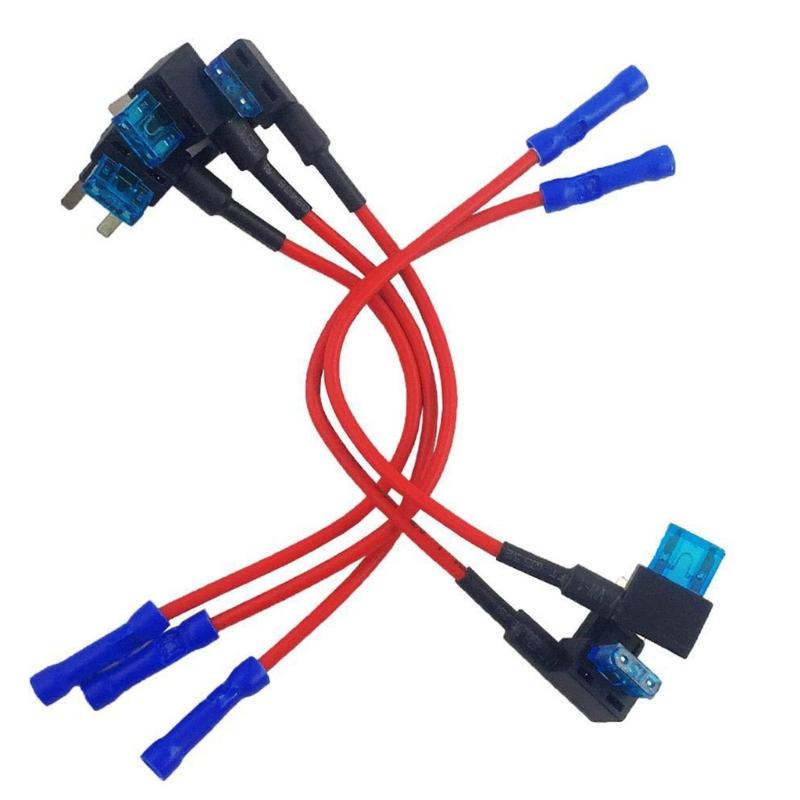 5Pcs 20A Blade Fuses Add-a-Circuit Adapter Mini Fuses Box Circuit Adapter Fuses Holder Universal for Car Boat Tractor