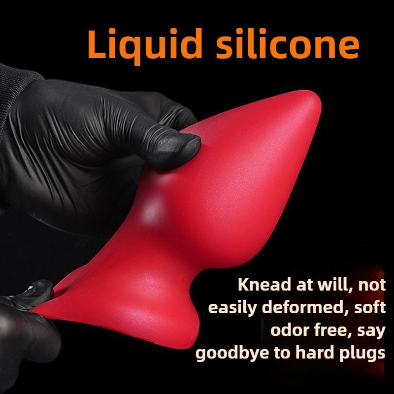 6 Sizes Huge Anal Plug Comfortable Silicone Anal Dildo Suction Cup Big Butt Plug,Anal Dilator Adult Anal Sex Toys for Women Anus