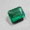 Certified Natural Zambian Green Emerald 9.05 Ct Emerald Cut Loose Gemstone