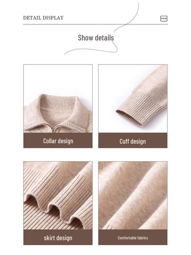 Elegant Knit Lapel Top for Women 2025 - Stylish and Loose Fit, Perfect for Autumn and Winter
