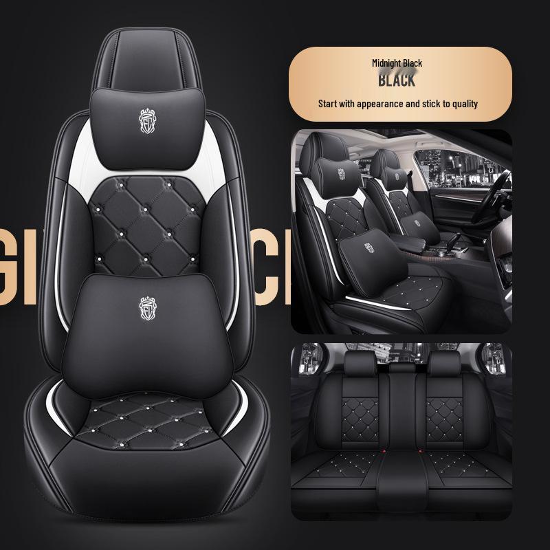 Purple Leather Car Seat Cushion Cover for Haoying CR-V, Xingchen, Changan CS55