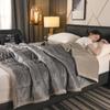 AB Version Milk Velvet Multifunctional Winter Shawl and Blanket - Thick, Warm, Double-Sided Velvet