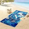 SSC Napoli Custom Name Print Beach Towel, Large Soft Quick Dry Towel for Beach Camping Swimming