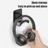 Headphone Rack Under Desk/Wall Mounting Solution Elegant Display Shelf Game Controllers Organiser Stand Hanging Hook