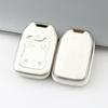 5/6 Buttons Silver Edge for GMC Terrain Yukon Chevrolet Suburban Tahoe TPU Car Smart Key Case Protector Cover Keyless Auto Accessories