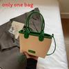 Boho Woven Tote Bag For Women With Zipper Closure For Casual Travel