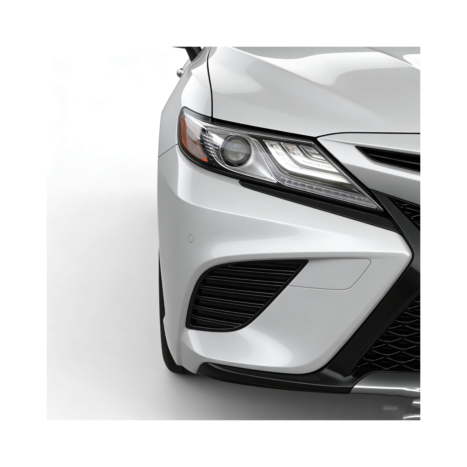 Светодиодная сборка фар для Toyota Camry 2018-2020 (Американская версия, Тройной проектор, Белый/Желтый) No