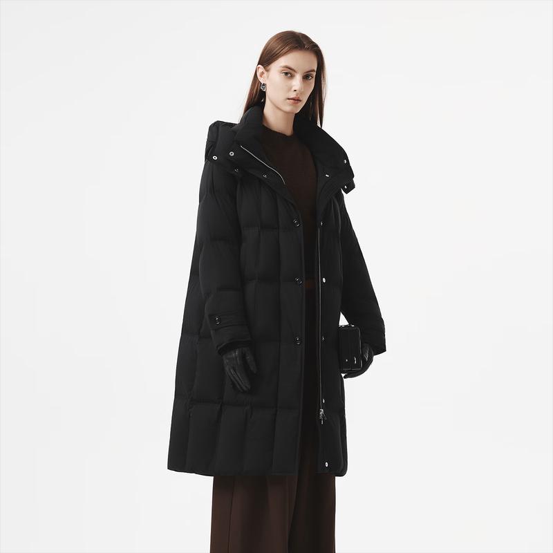 Tanboer Women's Mid-length Goose Down Puffer Coat TB5520818Z