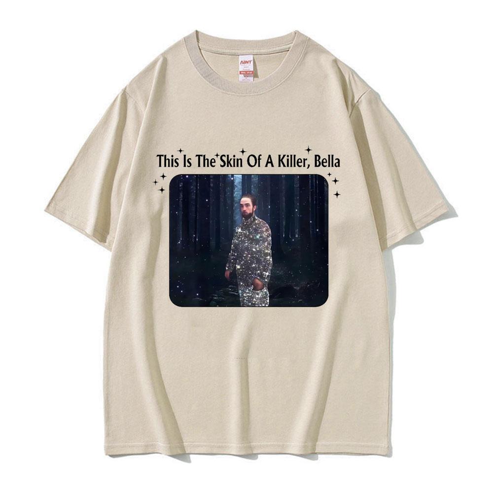 Robert Pattinson TShirts Twilight Saga Funny Print Streetwear Tees Unisex Women Oversized 100 Cotton T Shirt Tops Unisex Clothing