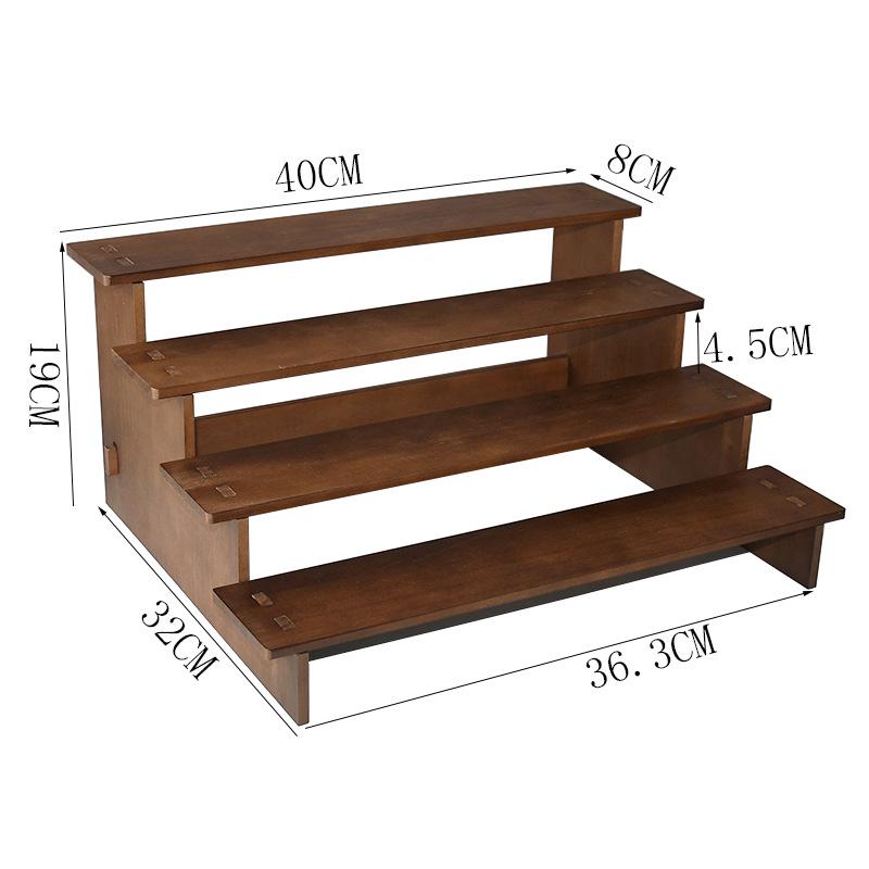 

Стойка-лестница из массива дерева в стиле ретро - подставка для браслетов и кукол