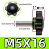 Adjustable Plum Blossom Plastic Head Star Handle Screw Bolt
