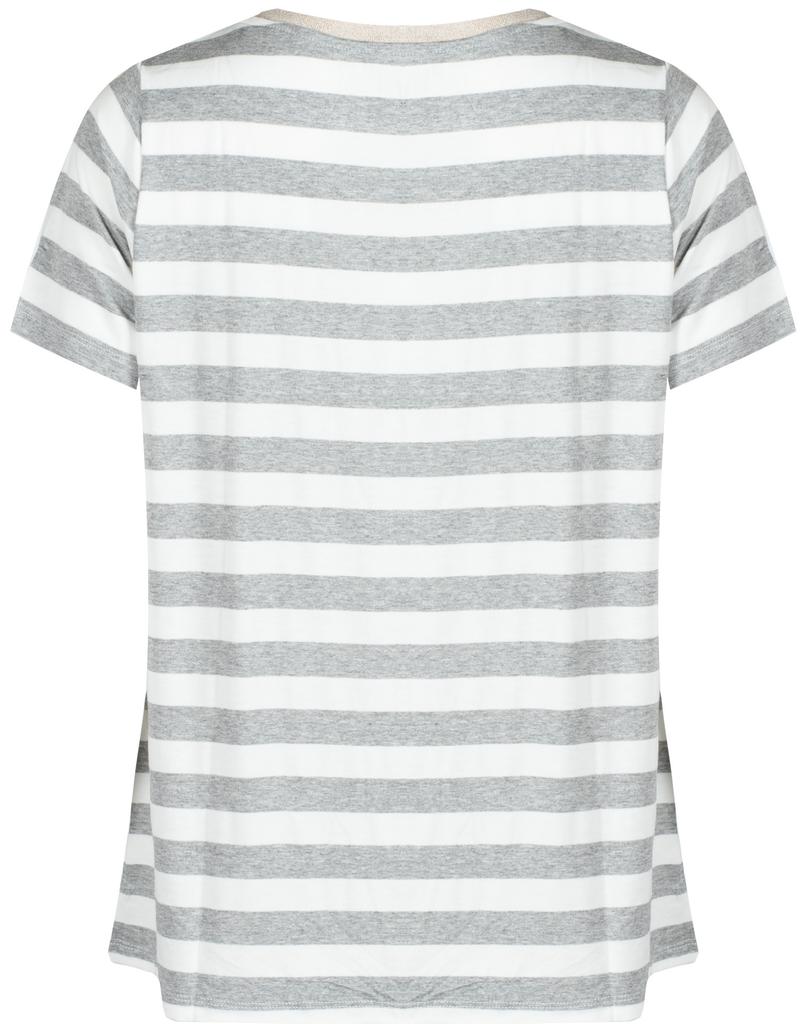 J.Style - Women' T-Shirt - Rt78040 Gray One Size