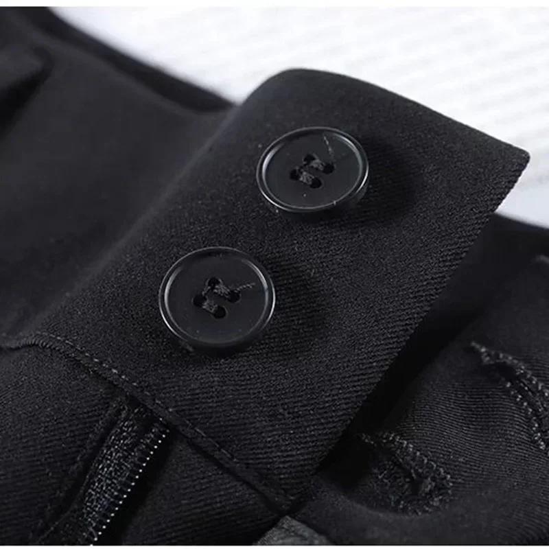 Spring and Autumn Lady Baggy High Waist Suit Pants Women Straight Leg Trousers Girls Casual Daily Slacks