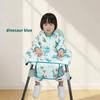 New Children's Integrated Sleeveless Dining Chair Cover Baby Eating Bib Waterproof Oil Resistant Quick Drying Baby Cover Apron