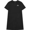 Logo Casual Simple Versatile Knit Soft Comfortable Pullover Round Neck Short Sleeve Dress Women Dress Black F11W338313F-BK