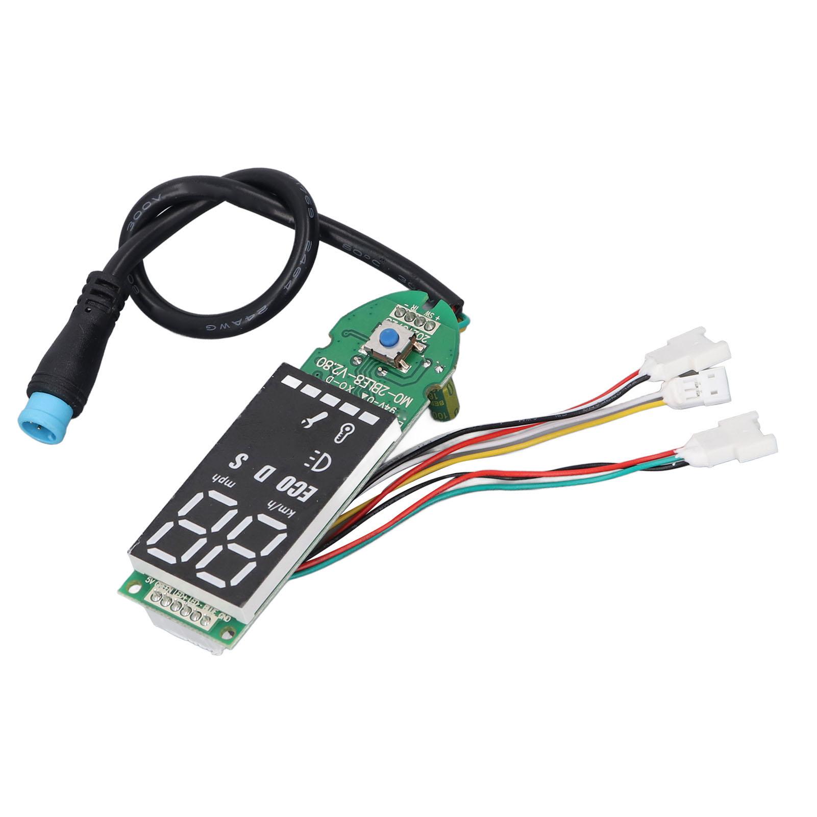 Electric Scooter Meter Board Replacement for M365 Pro BT Dashboard Circuit Board with Water Proof Connector