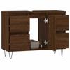 VidaXL Armoire salle de bain chêne marron 80x33x60cm bois d'ingénierie 831659