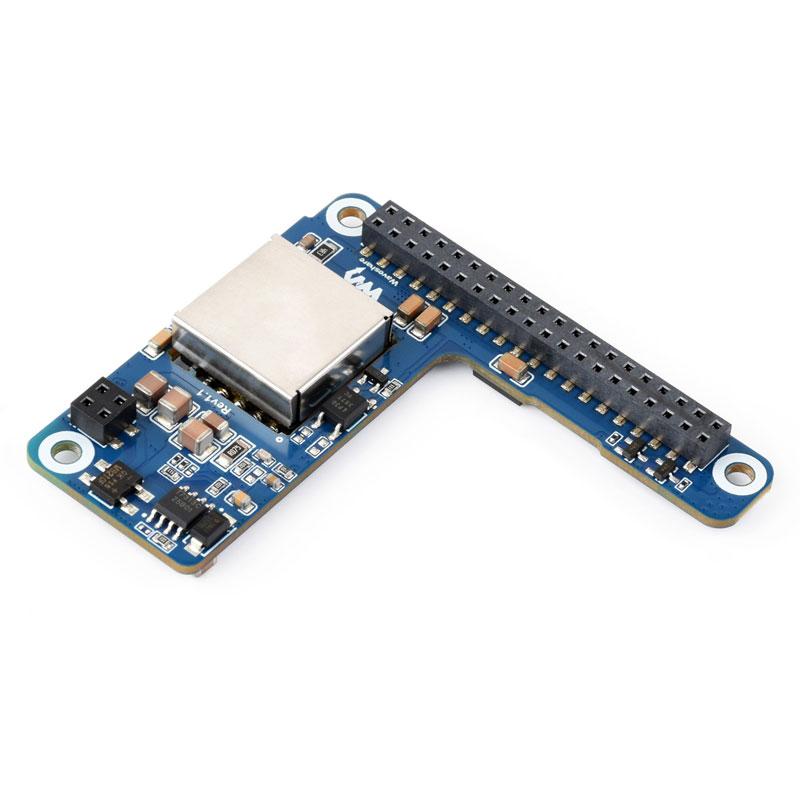 Waveshare Raspberry Pi 5 PoE MINI HAT (J) 5V/5A Power over RJ45 Ethernet 802.3af/at Moudle for Pi5/CM5