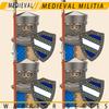 Medieval Military Knights Series Building Blocks Castle Army Soldier Figures Shield Sword Accessories Warrior Bricks Gifts Toys