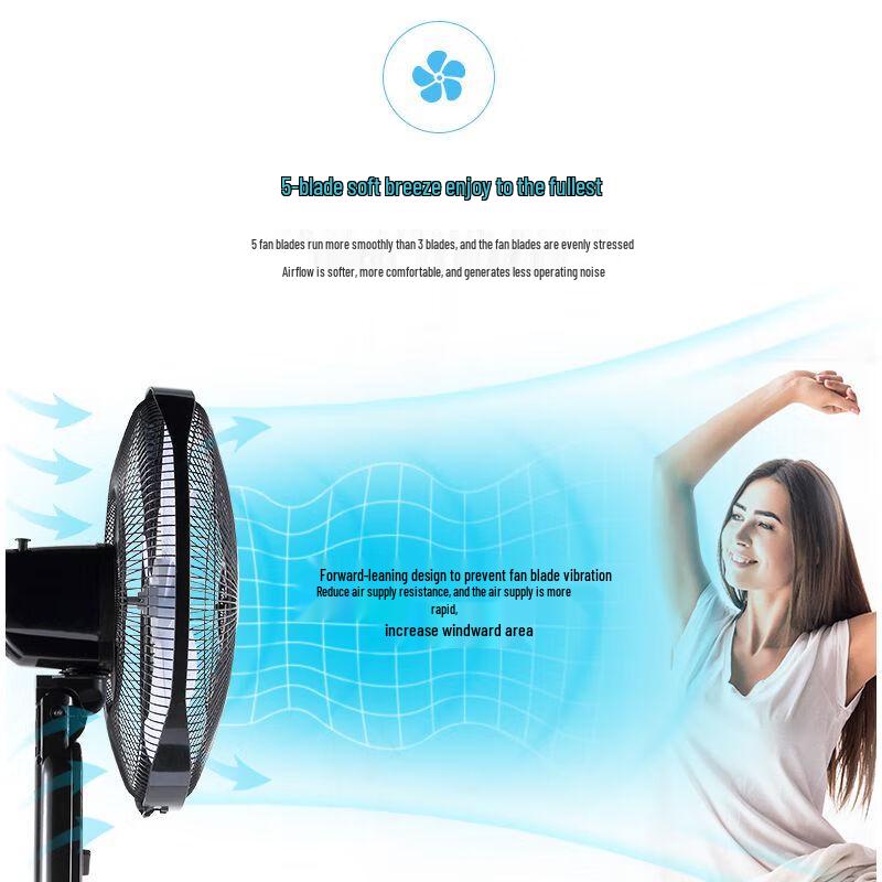 GREE FD-4010-WG Oscillating Stand Fan