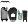 Jingyuqin Flip Remote Car Key 433MHz 4A HITAG AES Chip For Peugeot Expert 308 3008 2016+ Citroen C4 Cactus 2014- HU83 3 Buttons