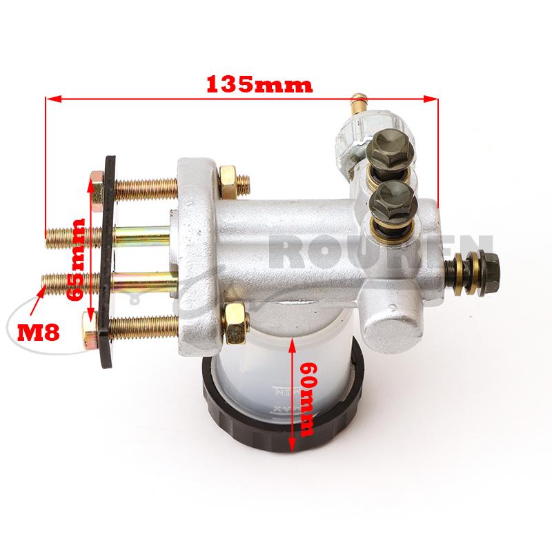 Go Kart Buggy Brake Master Cylinder Hydraulic Pump for ATV 90 110 125 150 200 250CC Kandi BMS Roketa Kinroad Kazuma