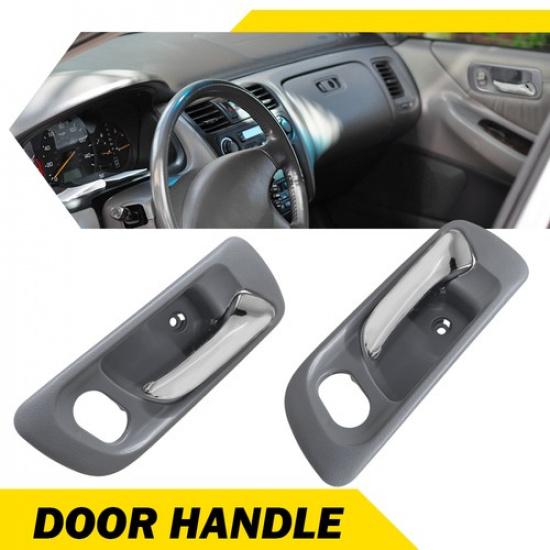 2PC Door Handle For Odyssey Cargo Honda 1999-2002 Left+Right ide Front Gray