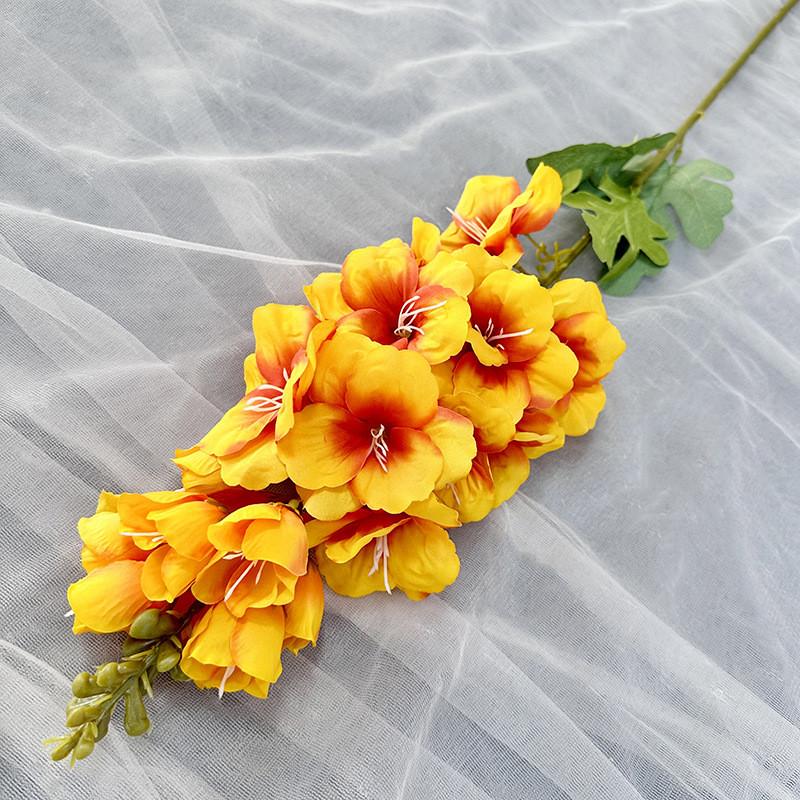 

Flower Hyacinth Artificial Wedding Hotel Restaurant Decoration Photography Props жёлтый