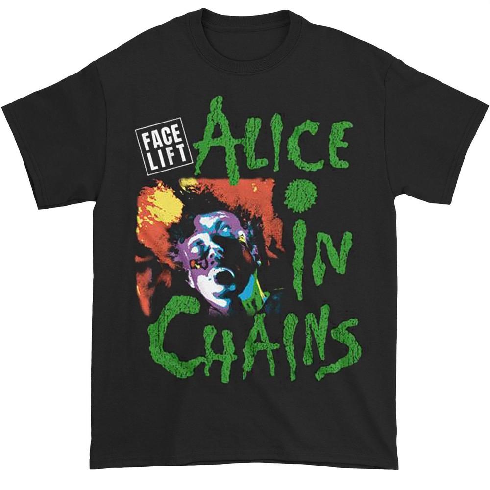 Men's Alice In Chains Alice In Chains Facelift Tour 91 T-shirt Black