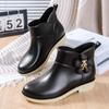 Women's Korean Style Waterproof Short Rain Boots - Outdoor Rubber Shoes