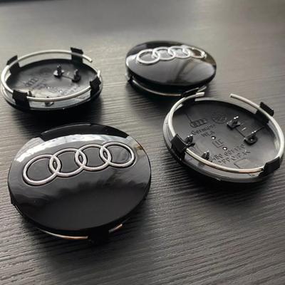 4pcs 60mm For 5w A3 A4 A5 A6 A7 A8 S4 S6 Accessories Car Styling Wheel Center Cap Emblem Hub Covers Badge 4B0601170w5