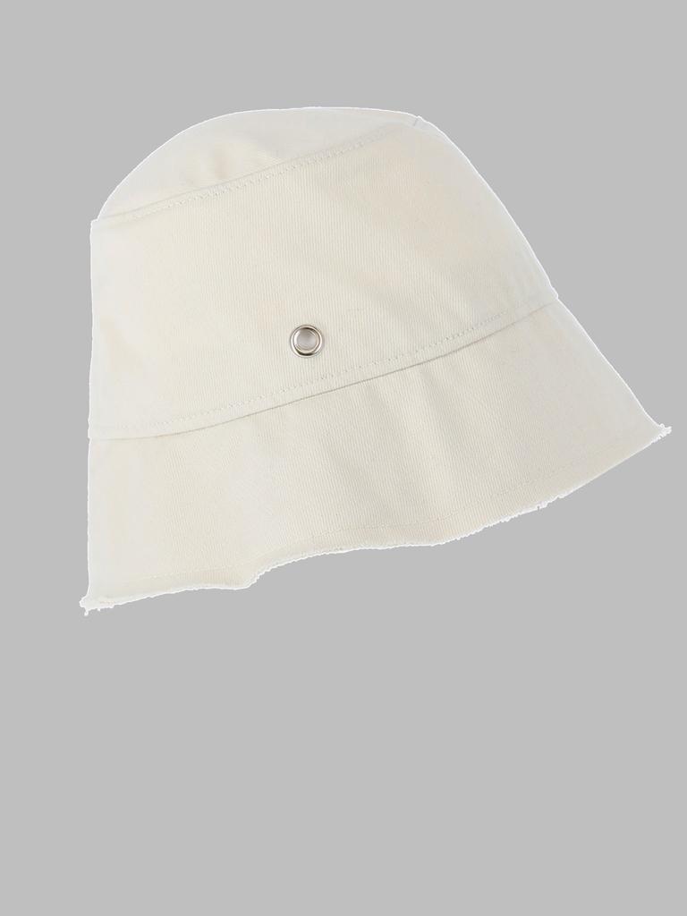 DILETTANTISME Unisex Side Eyelet Bucket Hat Ivory