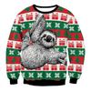 Autumn 3D Christmas Animals Printed Sweatshirts Fashionable Casual Sports Long Sleeved Men's and Women's Unisex Sweatshirts