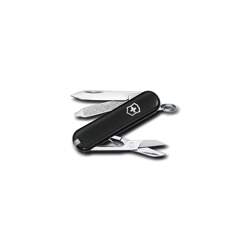 

Victorinox Classic SD Classic Colors Dark Illusion Multi-Tool Swiss Army Knife 7 Functions Compact Gift 0.6223.3G