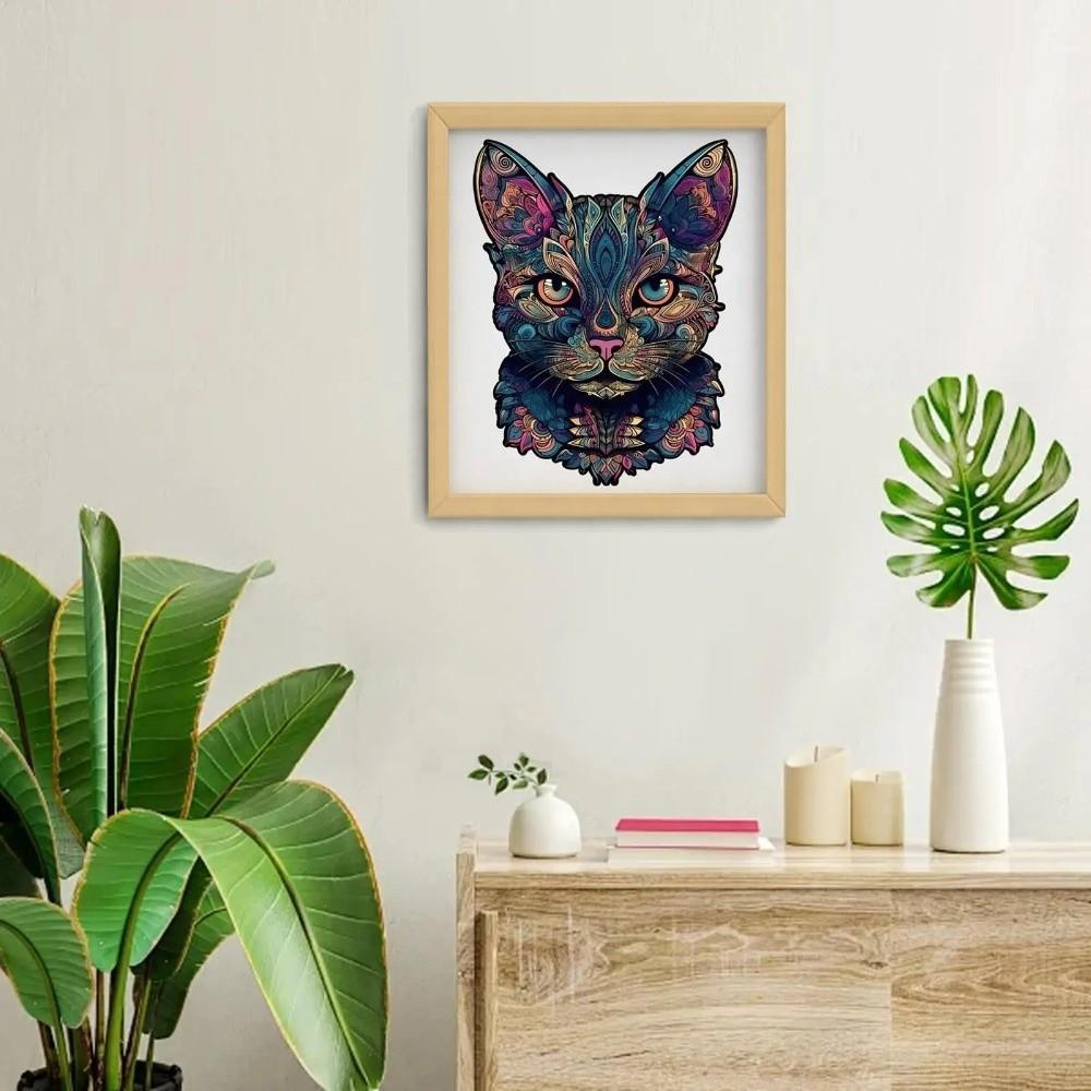 108/178 Pcs Challenging Cat Jigsaw Puzzle 2 Size Animal Shape Puzzles Cat Shape Puzzle  Table Games