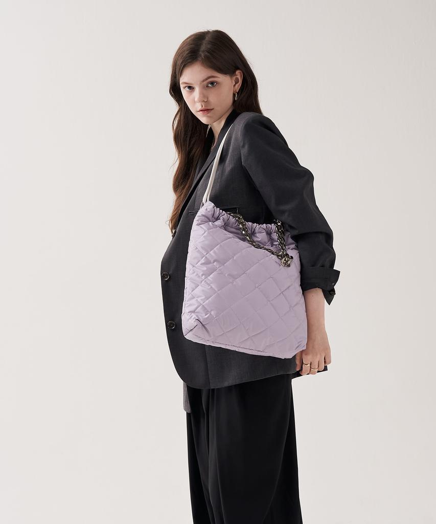 Jina In Ny Royal Princess Large Shoulder Bag [Violet Quilting]