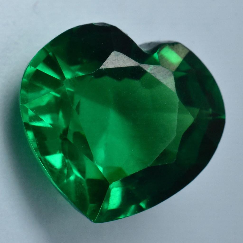 Natürlicher Grüner Turmal Lose Edelstein Herzschliff 8,90 ct Makellos Oktober Geburtstag Geburtsstein
