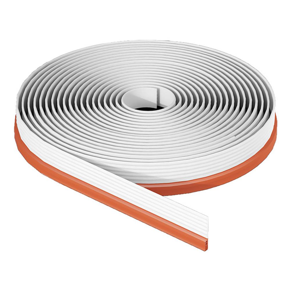 Noise Reduction Solution 4 Meters Roll Draft Excluder Easy Installation Strip Hard And Soft TPE Materials Quick Tear-off Feature