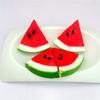 10pcs Genuine Artificial Greenmelon Slices Fast Flexible Sealant Pretended Fruits Home Party Decoration