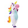 Inflatable Unicorn Costume Adults Halloween Party Cosplay Fun Outfit Colorful Fantasy Dress